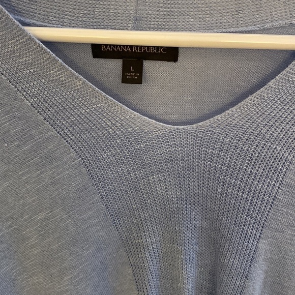 NWOT light blue Banana Republic sweater size L​ - Picture 2 of 3